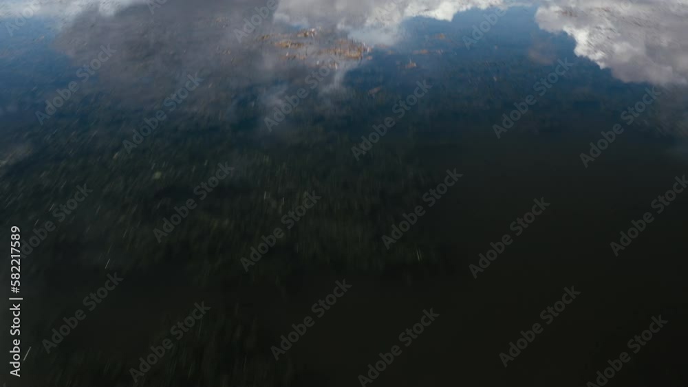 Aerial view lake Baikal Siberia Aerial view lake Baikal Siberia