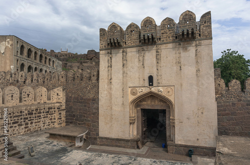 Fototapeta Ruins of Golconda Fort in Hyderabad Telangana, India.