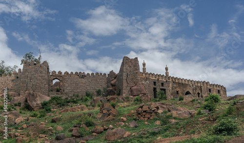 фотография Ruins of Golconda Fort in Hyderabad Telangana, India.