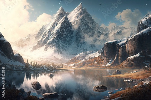 Awe-Inspiring Beauty of Snowy Mountains