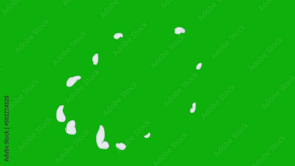 Cartoon smoke explosion on a green screen. Cartoon Smoke transition animation with key color. Chroma key, 4K video Cartoon smoke explosion on a green screen. Cartoon Smoke transition animation with key color. Chroma key, 4K video
