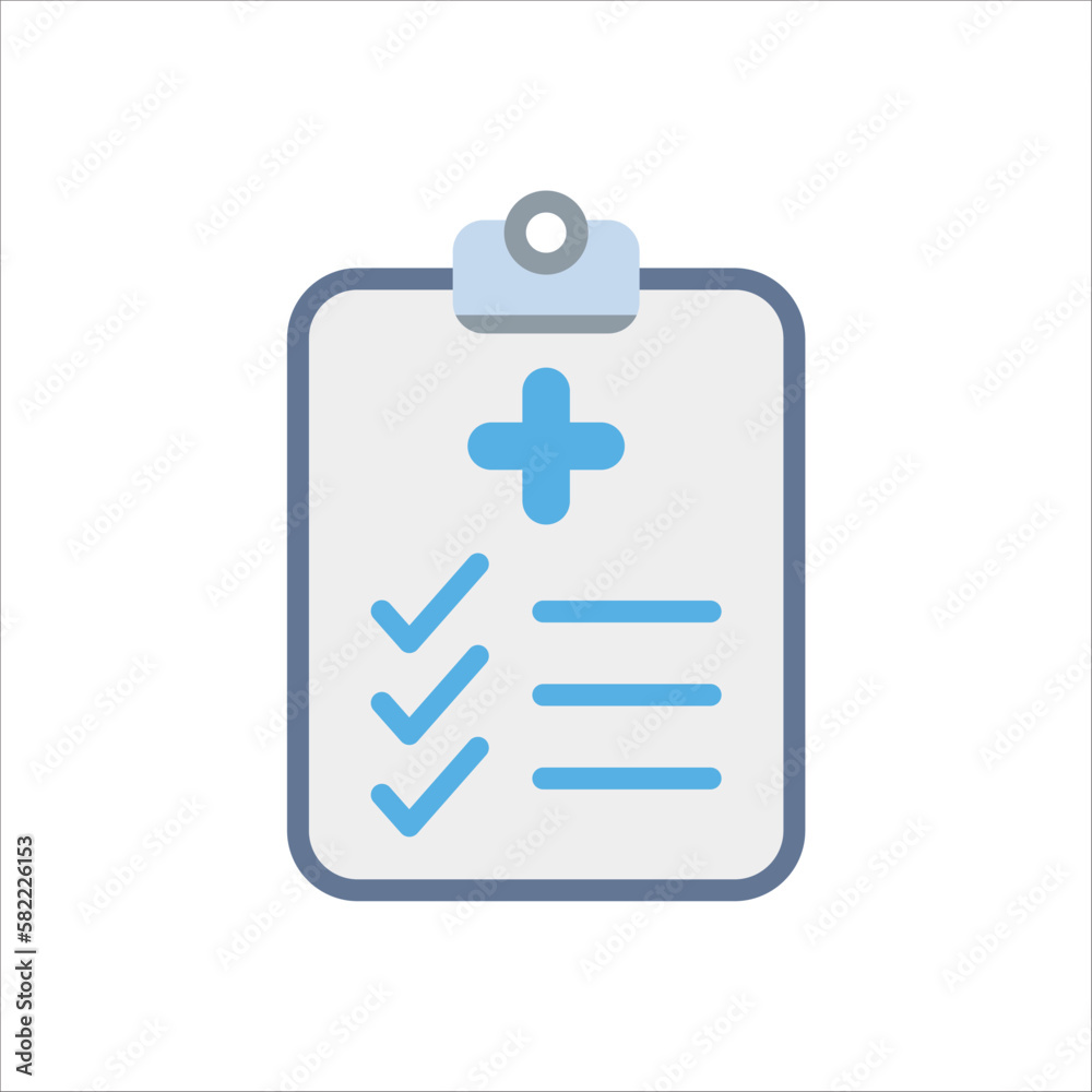 medical report icon design vector template medical report icon design vector template