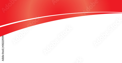 Red wave background. For wallpaper, cover, web banner, poster, placard and vivid presentation. Modern wave design background for business card, voucher template, text message and flyer. Elegant vector