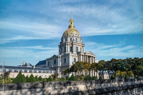 Paris, the Invalides dome, beautiful monument
 photo