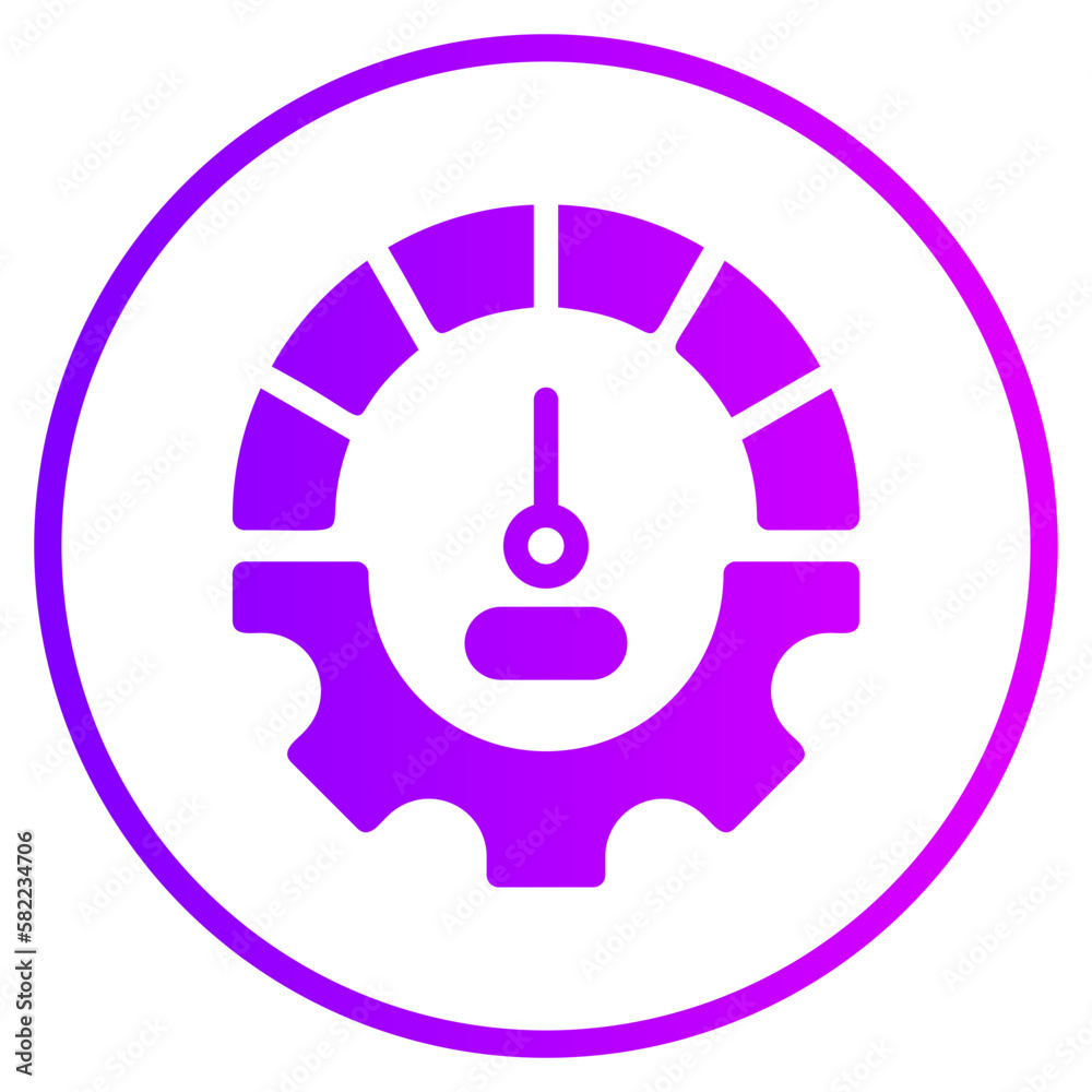 Obraz premium performance gradient icon