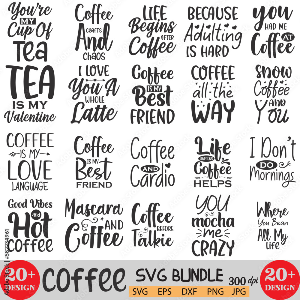 Coffee Svg Bundle 7