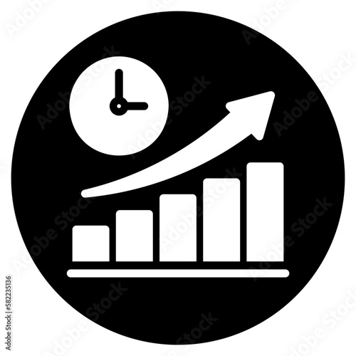 efficiency glyph icon
