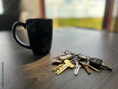 Keys on Desk