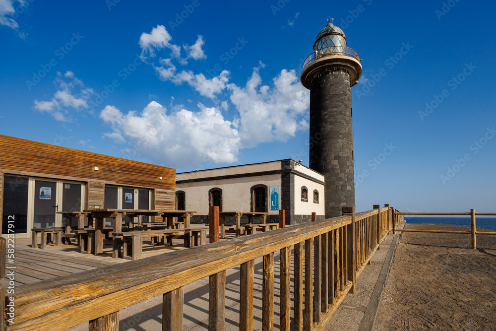 Faro punta de Jandia lighthouse on the southwest of the island of Fuerteventura Faro punta de Jandia lighthouse on the southwest of the island of Fuerteventura