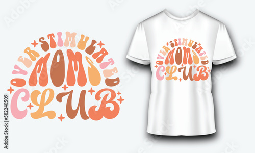 Mom Retro Quote SVG Design
