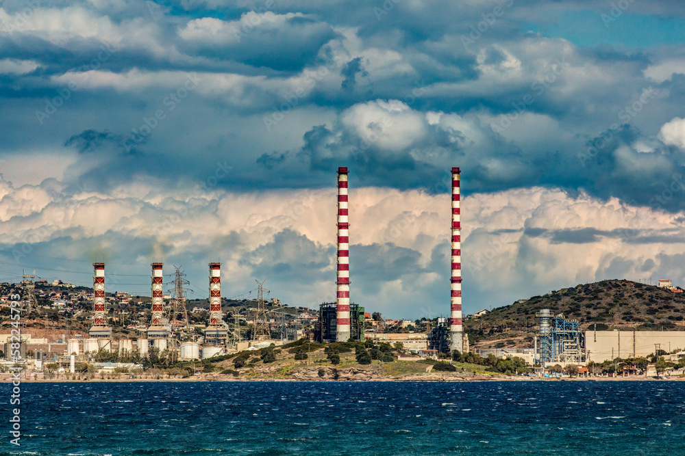power station by the sea