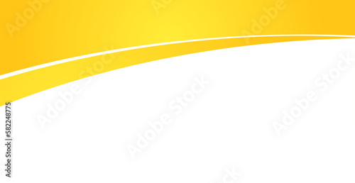 Yellow wave background. For wallpaper, cover, web banner, poster, placard and vivid presentation. Wave design background for business card, voucher template, text message and flyer. Elegant vector