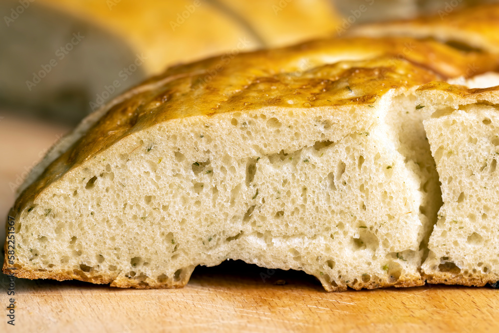 oriental flatbread made of wheat flour with water and spices oriental flatbread made of wheat flour with water and spices