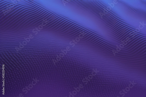 Warp Waves Background with Blue Purple Colors and minimalist elements design. Ai generated