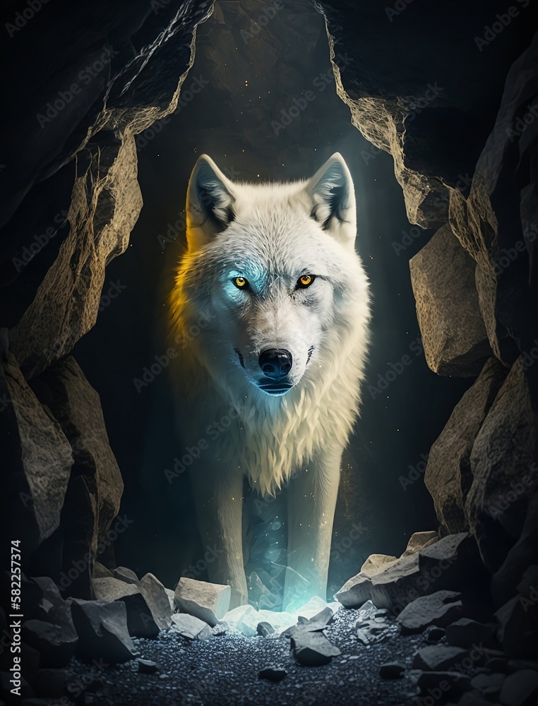 Wolf in a Cave Generative AI