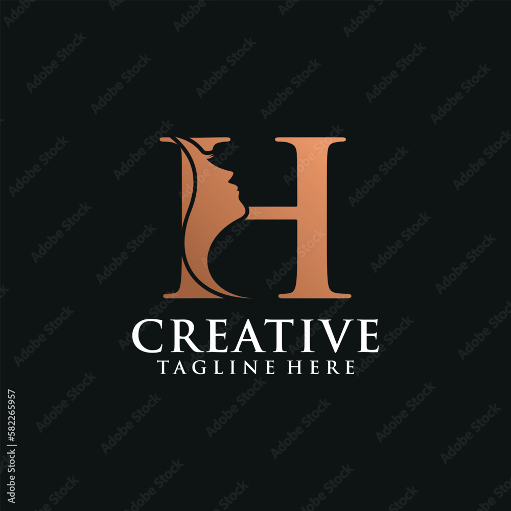 Letter eyelashes logo beauty icon design Letter eyelashes logo beauty icon design