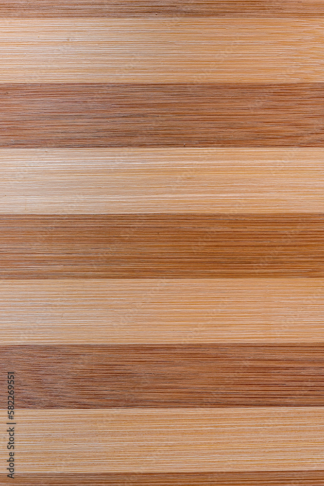 Fototapeta premium breautiful brown wooden strip background of wallpaper and design concept, old wood desk with yellow and brown strips