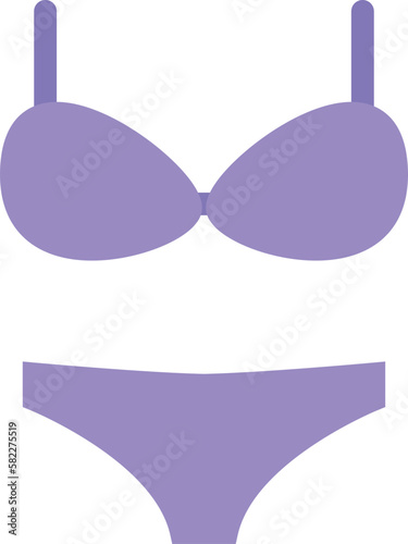 design vector image icons clothes underwear 