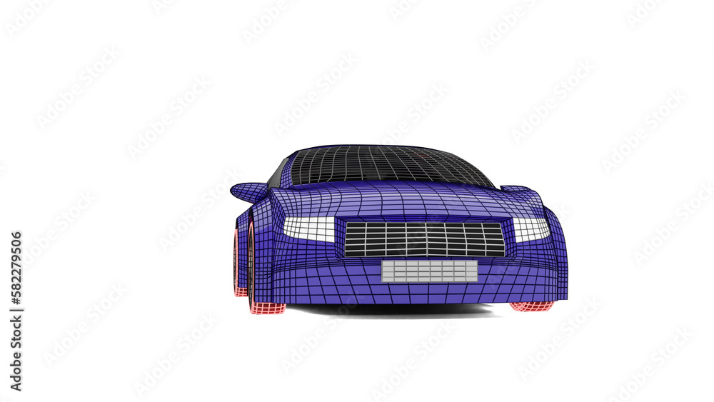 sports car wireframe made in 3d sports car wireframe made in 3d