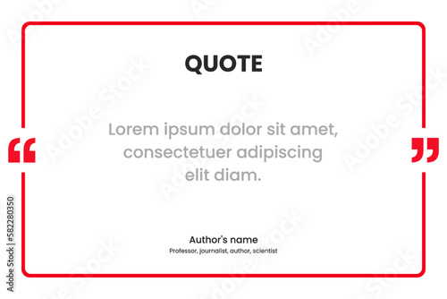 3D bubble testimonial banner, quote, infographic. Social media post template designs for quotes. Empty speech bubbles, quote bubbles and text box. Vector Illustration EPS10.