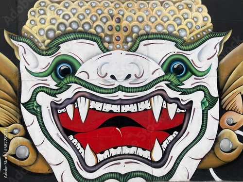 lion head mascot