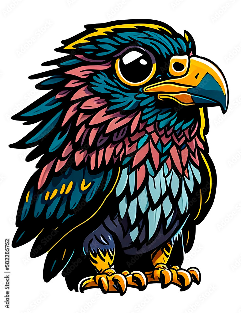Fototapeta premium Eagle sticker