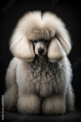 Poodle Dog Portrait