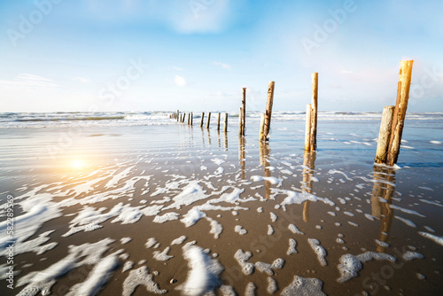 Küste auf der Insel Rømø in Dänemark photo