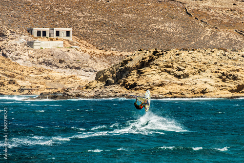 Surfing in Mykonos photo