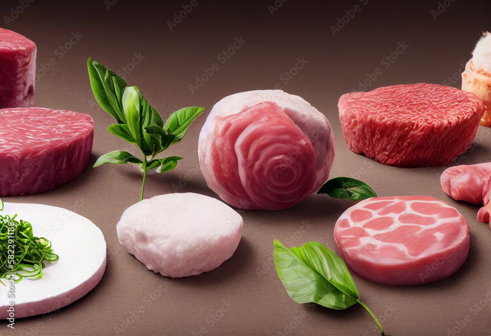 Artificial Protein Laboratory meat Generative ai