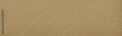 All over pattern of beige and white linen texture. Neutral fabric background is reminiscent of burlap or cotton. Image is wide and could be used for wrapping paper or home decor. Vector