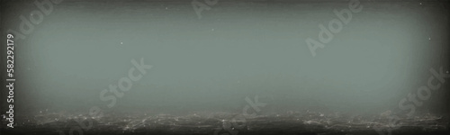 Black chalkboard texture background with white copy space. Dirty and grungy frame for school and education designs. Empty and isolated for versatile usage. Vector