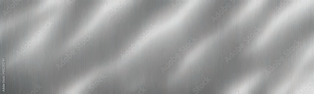 Brushed aluminum texture with shiny and reflective surface in clean and industrial design. Ideal for banners or backgrounds. Vector Brushed aluminum texture with shiny and reflective surface in clean and industrial design. Ideal for banners or backgrounds. Vector