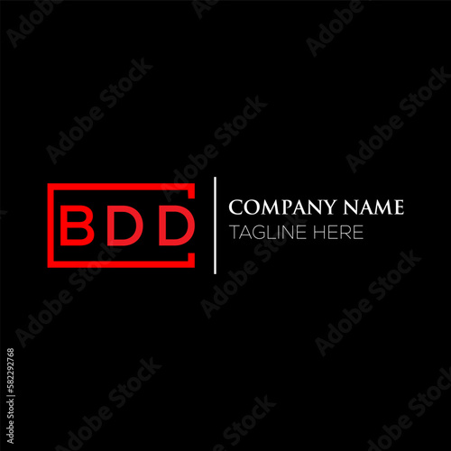 BDD letter logo design on black background. BDD creative initials letter logo concept. BDD letter design. BDD letter design on black background. BDD logo vector.
