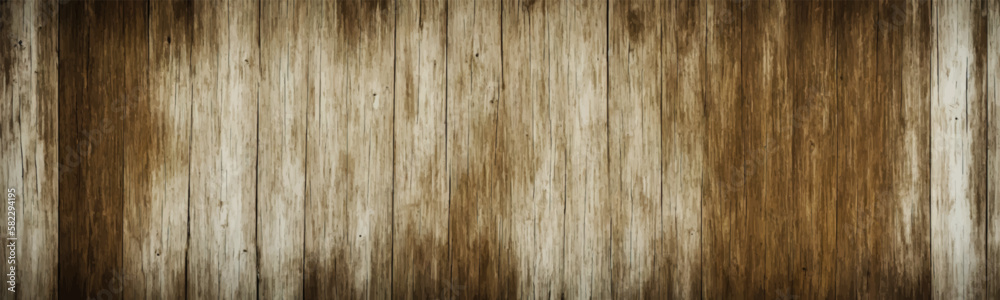 Obraz premium Distressed white wooden background with worn paint texture, showing abstract pattern of antique table or barn plank. Vector