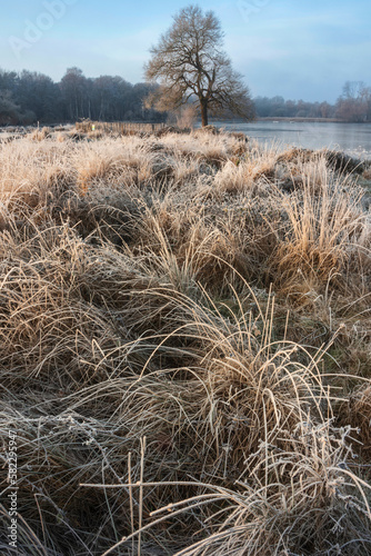 Stunning Winter sunrise lan...