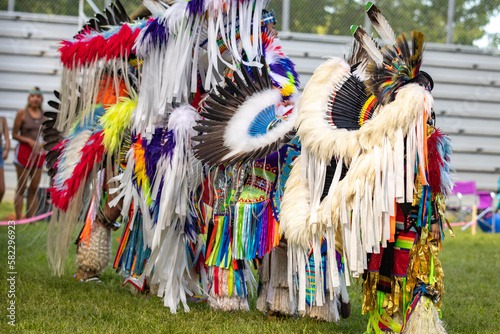 Εκτύπωση καμβά Meskwaki Powwow