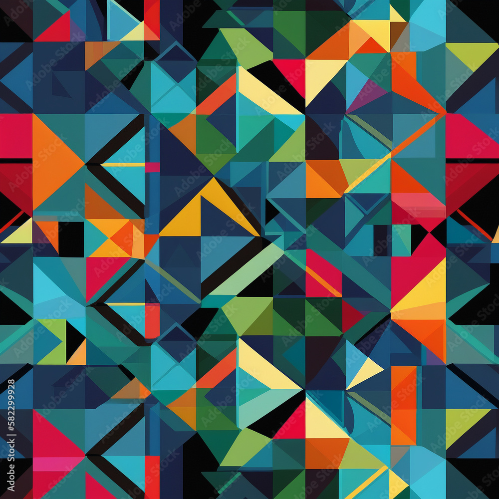 Generative ai. Abstract geometry pattern background Generative ai. Abstract geometry pattern background