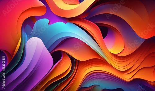 Abstract 3d surface background creative digital painting abstract background