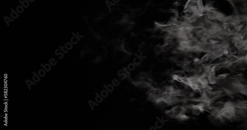 White Smoke On Black