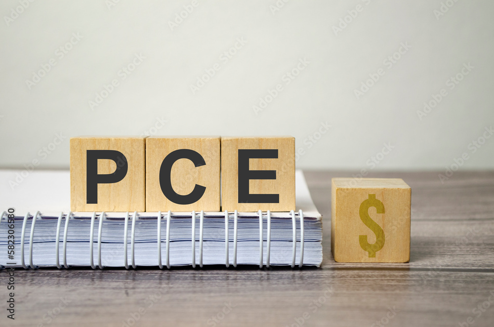 pce text from wooden blocks on a grey wooden background Stock Photo ...