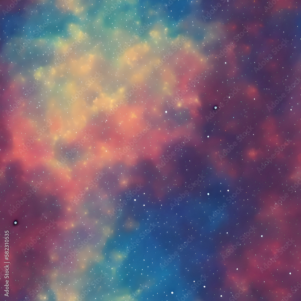 nebula seamless pattern