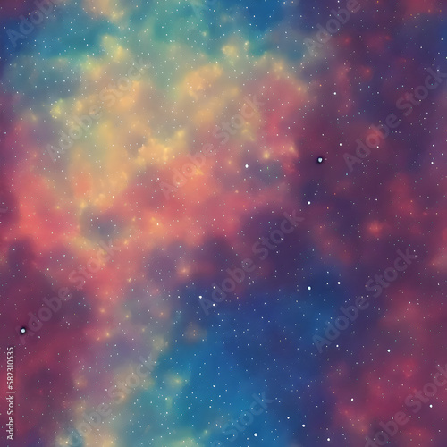 nebula seamless pattern