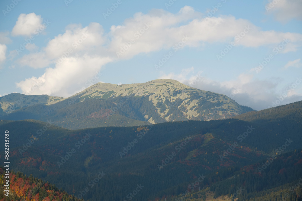 Gorgany - mountain range in Western Ukraine