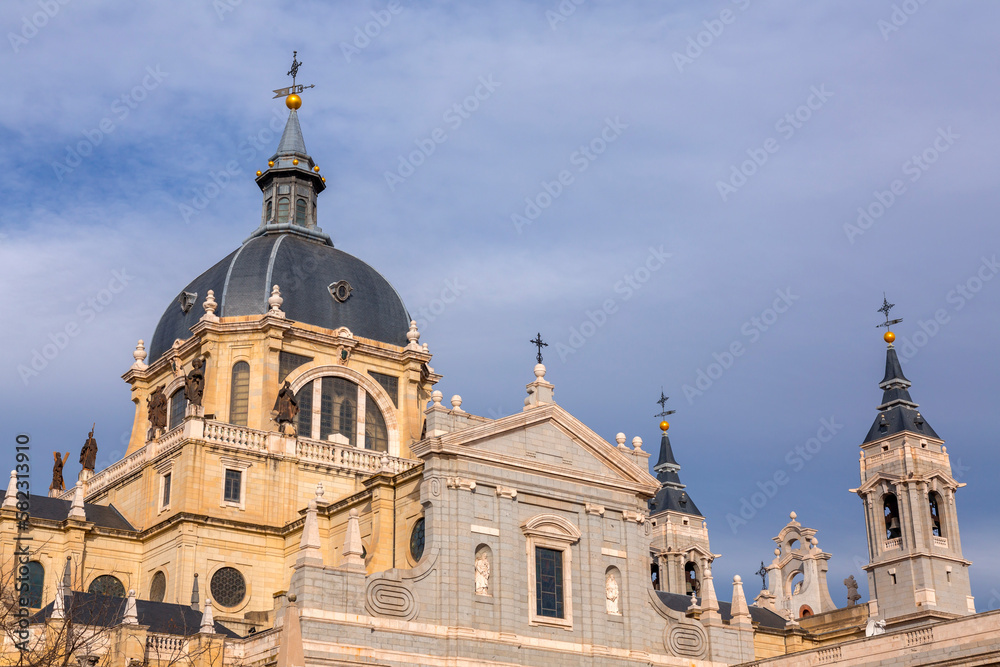 Santa Maria la Real de La Almudena Cathedral is a Catholic church in Madrid, Spain