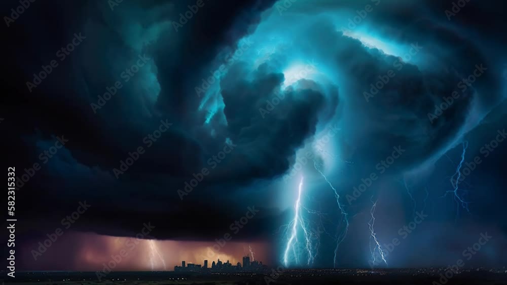 Power storm and lightning infinity loop