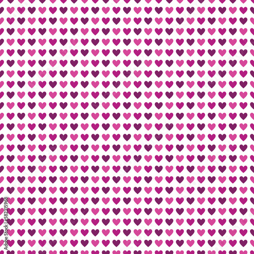 Valentine's Day Love Seamless Pattern - Festive Valentine theme repeating pattern design