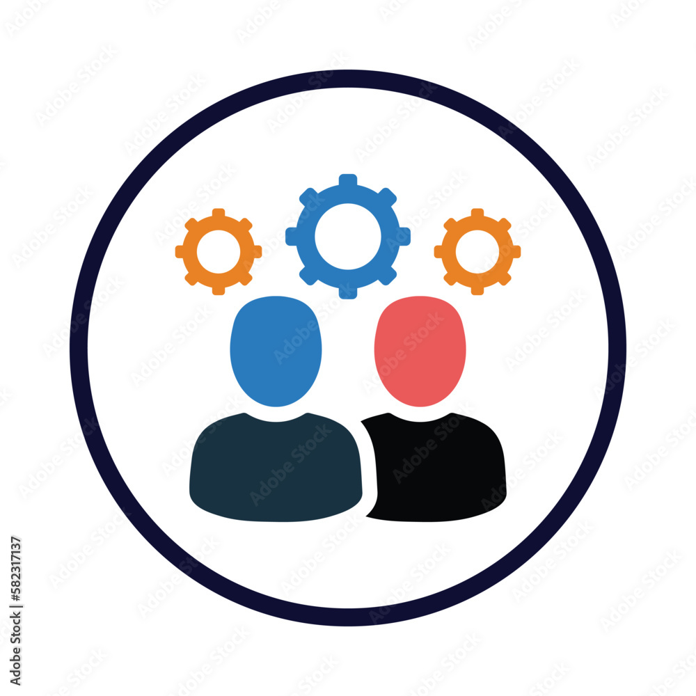 gear, wheel, man, administration icon gear, wheel, man, administration icon