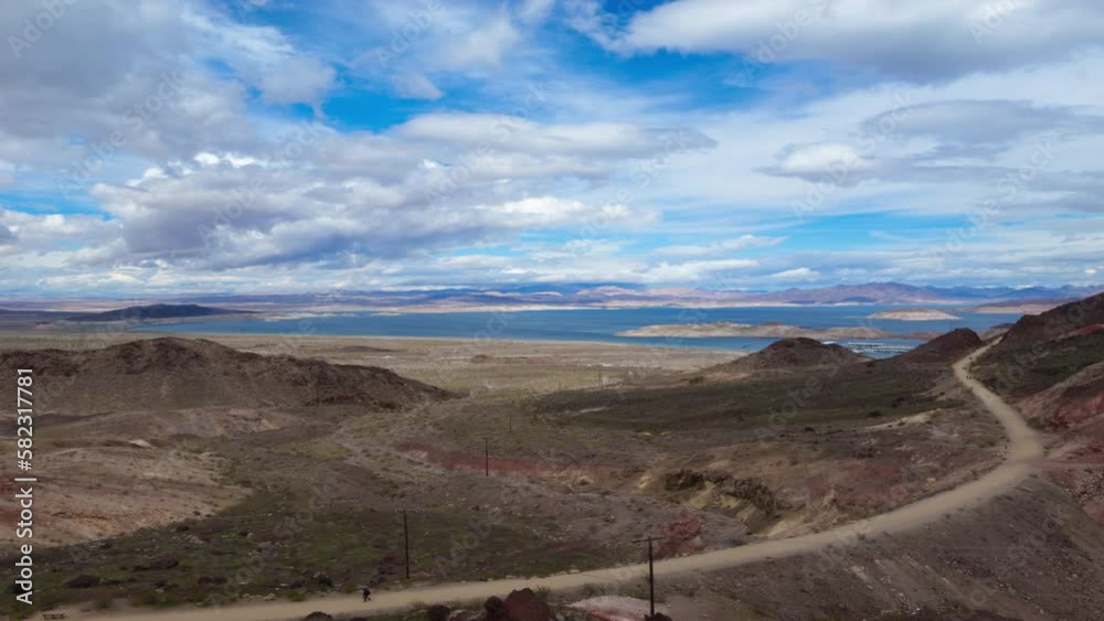 Railroad Pass trail by the Lake Mead, shot in March 2023 Railroad Pass trail by the Lake Mead, shot in March 2023