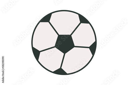 Football icon illustration. icon related to sport. Flat line icon style  lineal color. Simple vector design editable